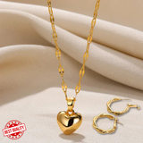 Set Gold - Collana & Orecchini Placcato in Oro
