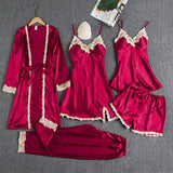 LUXURY Set Camicia da notte 5 pezzi